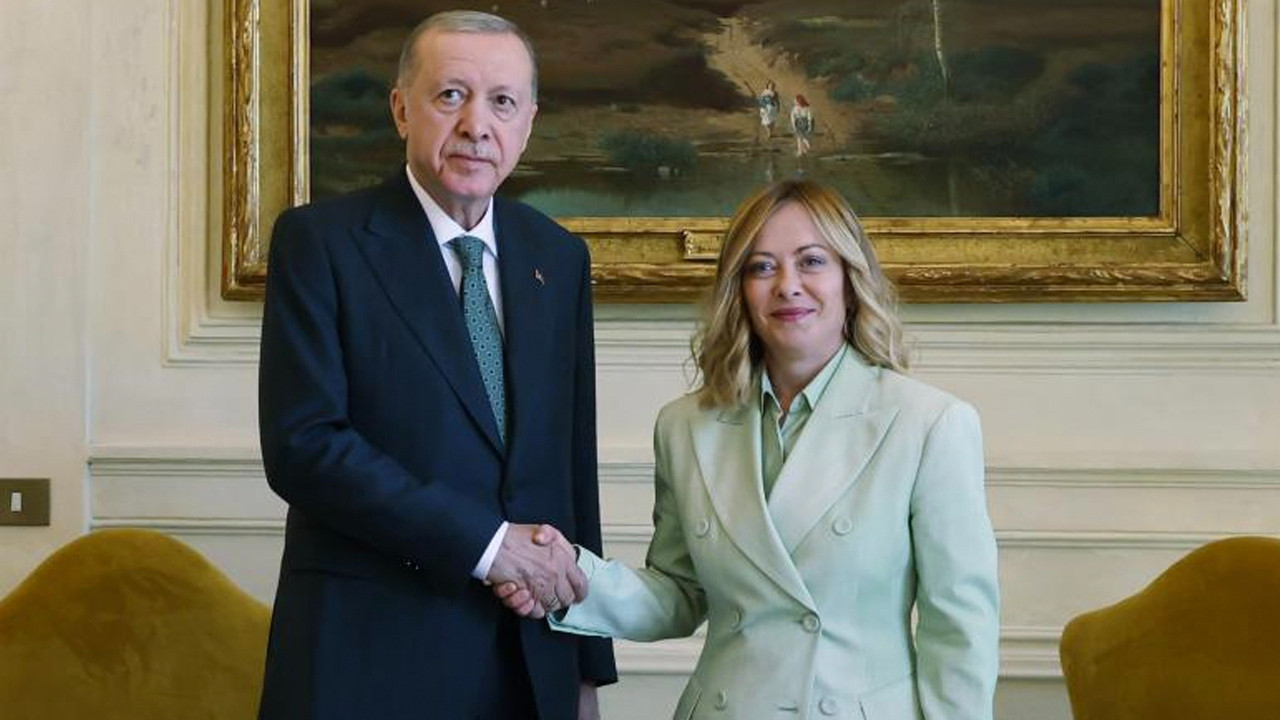 Cumhurbaşkanı Erdoğan, Meloni ile Görüştü