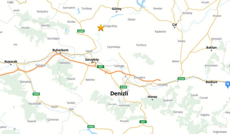 Denizli Buldan’da Bir Deprem Daha