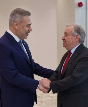 Fidan ve Guterres Ankara’da Bir Araya Geldi