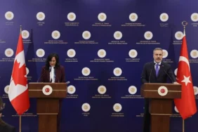 Dışişleri Bakanı Fidan, Kanadalı mevkidaşı Anand ile ortak basın toplantısında konuştu Açıklaması