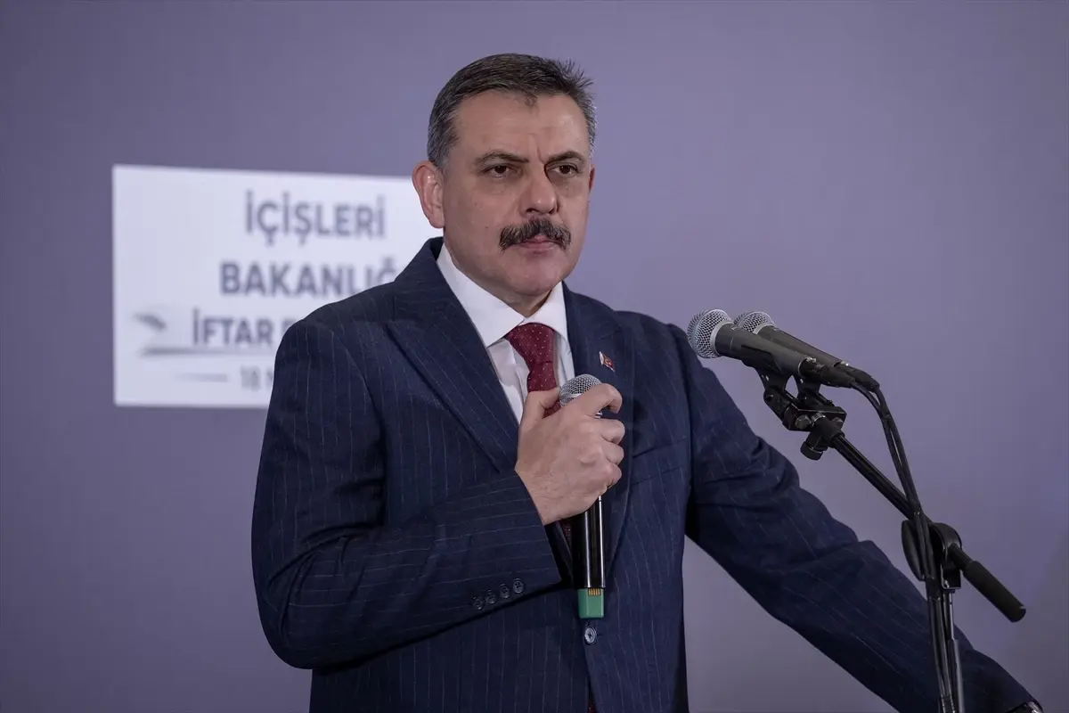 İçişleri Bakanı Çiftçi İftar Programında