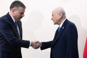 İçişleri Bakanı Mustafa Çiftçi, MHP Lideri Bahçeli’yi TBMM’de Ziyaret Etti