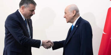 İçişleri Bakanı Mustafa Çiftçi, MHP Lideri Bahçeli’yi TBMM’de Ziyaret Etti