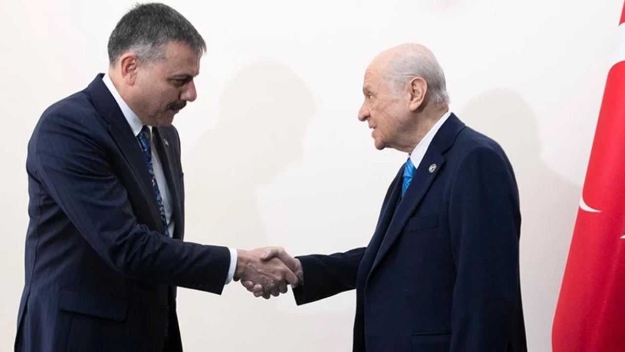 İçişleri Bakanı Mustafa Çiftçi, MHP Lideri Bahçeli’yi TBMM’de Ziyaret Etti