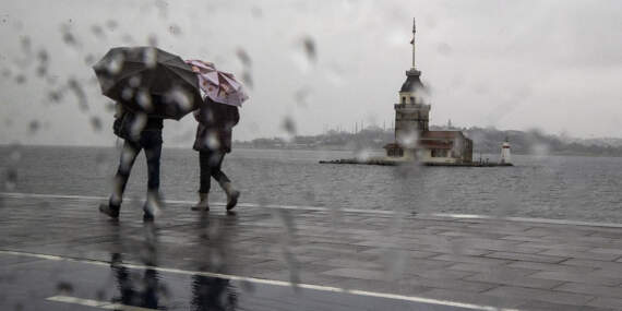 İstanbul için Sağanak Yağış Uyarısı