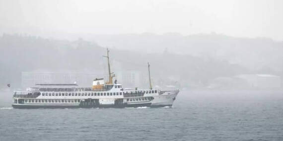 Marmara’daki Feribot Seferlerine Olumsuz Hava Engeli