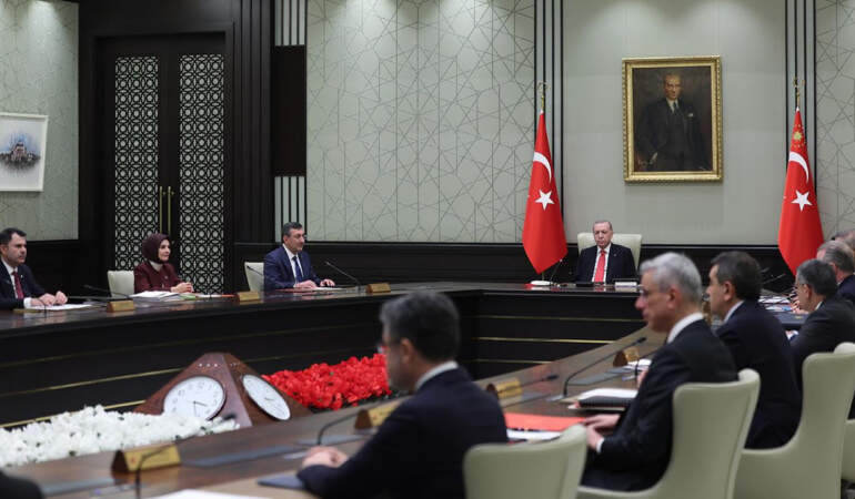 Kabine, Bugün Cumhurbaşkanı Erdoğan Başkanlığında Toplanıyor