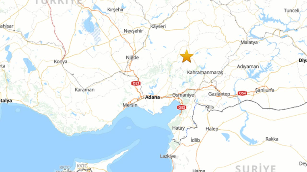 Kahramanmaraş’ta Şiddetli Deprem!