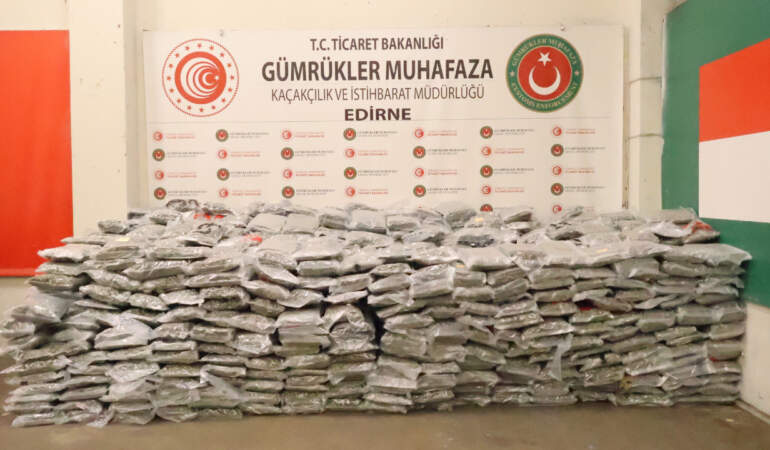 Kapıkule’de 1,4 Ton Uyuşturucu Ele Geçirildi