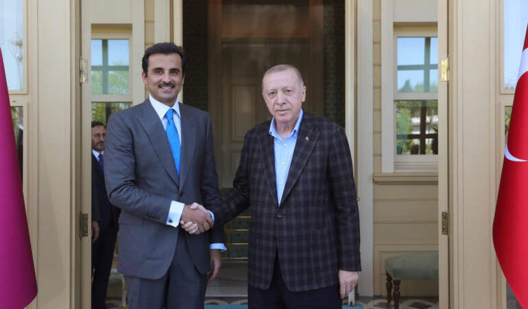 Katar Emiri’nden Cumhurbaşkanı Erdoğan’a Teşekkür Telefonu