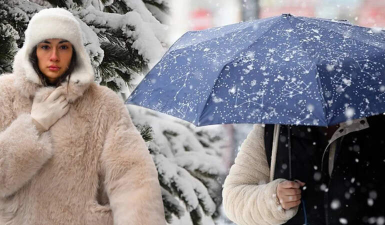 Meteoroloji Sarı Kodlu Uyarı Verdi: Kar ve Sağanak Geliyor! Sıcaklıklar Aniden Düşecek