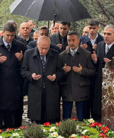MHP Lideri Devlet Bahçeli, Alparslan Türkeş’in Kabrini Ziyaret Etti: ‘Bayram Sonrası Güçlü Türkiye’nin Adımları Atılacak’