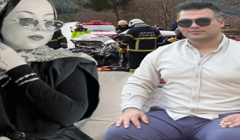 Mutluluğa Giderken… Nişanlı Çift Kazada Can Verdi