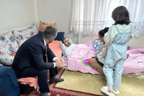Çetin’den Hasta Ziyareti