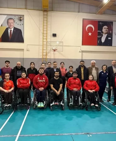 TMTF Başkanı Para Masa Tenisi Takımını Ziyaret Etti