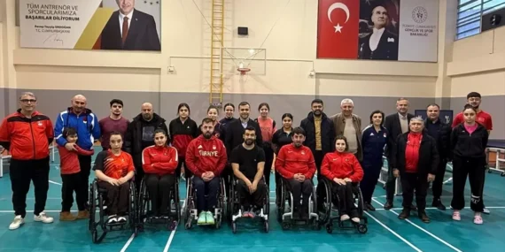 TMTF Başkanı Para Masa Tenisi Takımını Ziyaret Etti