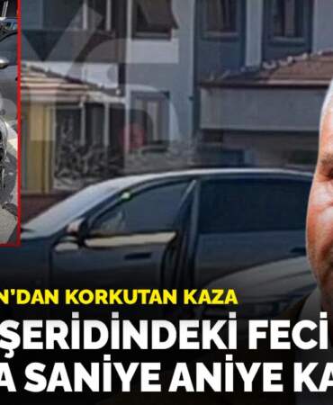 Sadettin Saran’dan korkutan kaza: Emniyet şeridindeki feci çarpışma saniye saniye kamerada