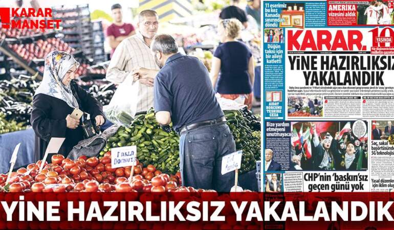 Yine hazırlıksız yakalandık