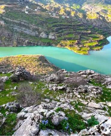‘Ayı Nevruzuyla’ Gerger kayaları rengarenk oldu!