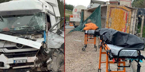 TEM’de feci kaza! 4 araç çarpıştı, 2 kişi hayatını kaybetti