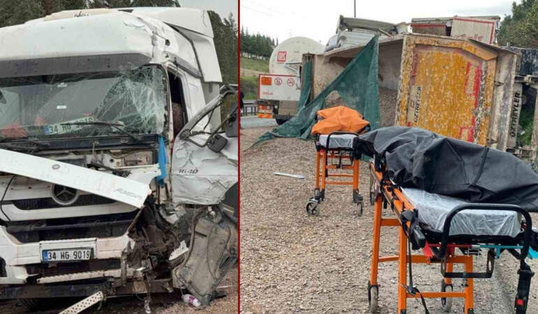 TEM’de feci kaza! 4 araç çarpıştı, 2 kişi hayatını kaybetti