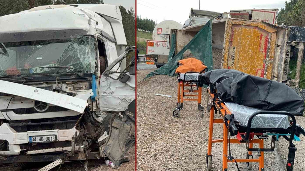 TEM’de feci kaza! 4 araç çarpıştı, 2 kişi hayatını kaybetti