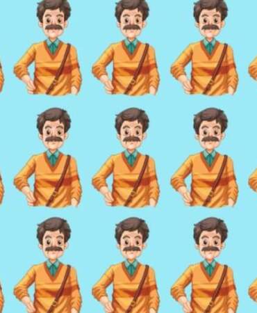 Şahin gözlerin gözünden hiçbir şey kaçmıyor! 6 Saniyelik süre başladı: Farklı adam hangisi?