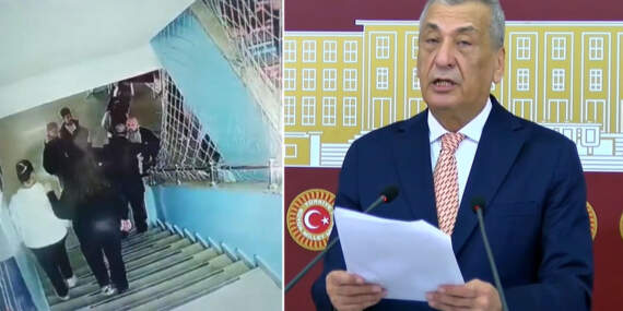 CHP’li vekil skandal görüntüleri Meclis’e taşıdı: Belediye Meclis Üyesi okul basıp öğretmeni darp etti