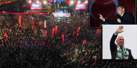 CHP’den Bursa mitingi: Mustafa Bozbey’in tek suçu şantajlara teslim olmamasıdır