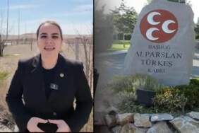 Ayyüce Türkeş’in babası Alparslan Türkeş’in mezarına ziyaretine engel: “Koruma polisim gözümün önünde dövüldü”