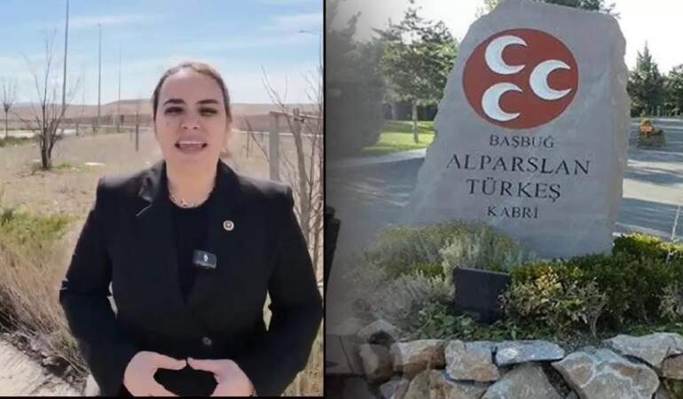 Ayyüce Türkeş’in babası Alparslan Türkeş’in mezarına ziyaretine engel: “Koruma polisim gözümün önünde dövüldü”