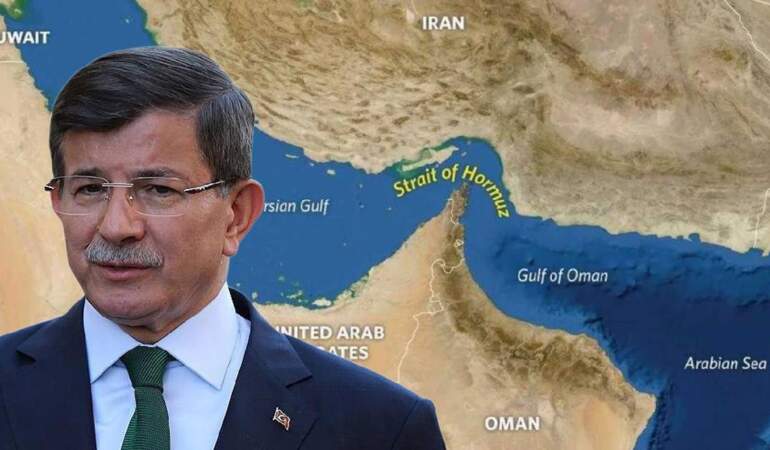 Davutoğlu’ndan “Hürmüz Boğazı” için dört ülkeden oluşacak koalisyon önerisi