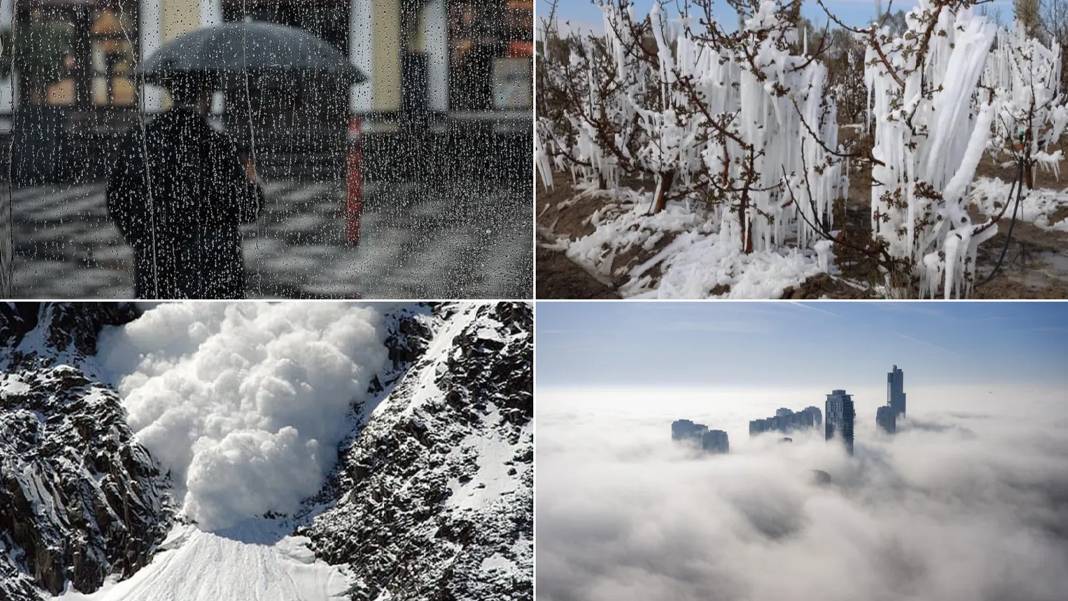 Sağanak, kar ve çığ uyarısı bir arada: Meteoroloji’den 5 Nisan alarmı