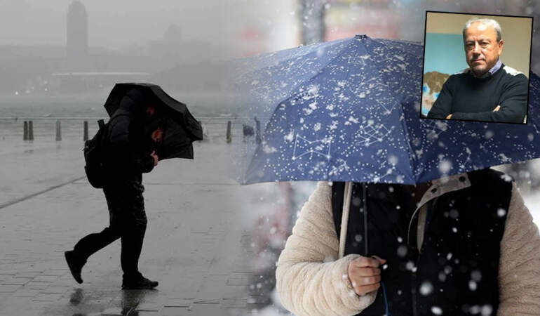 Prof. Dr. Şen’den kritik hava durumu uyarısı: İstanbul’a yağış, Doğu’ya kar geliyor