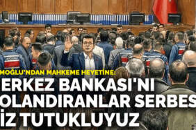 İmamoğlu’ndan mahkeme heyetine: Merkez Bankası’nı dolandıranlar serbest biz tutukluyuz