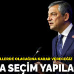 Özel: O ara seçim yapılacak