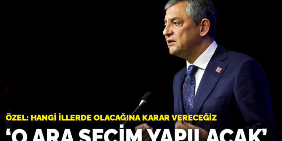 Özel: O ara seçim yapılacak
