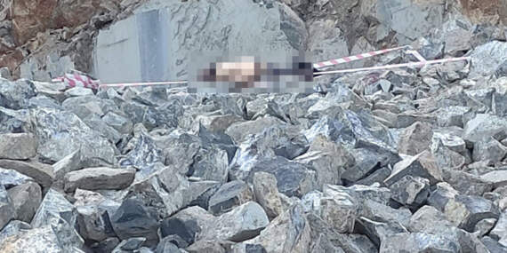 Mermer ocağında feci ölüm! İşe dün başlayan işçi hayatını kaybetti
