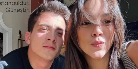 Dizi setinde başladı, kısa sürede aşka dönüştü! Dilin Döğer ve Atakan Özkaya’dan romantik paylaşım
