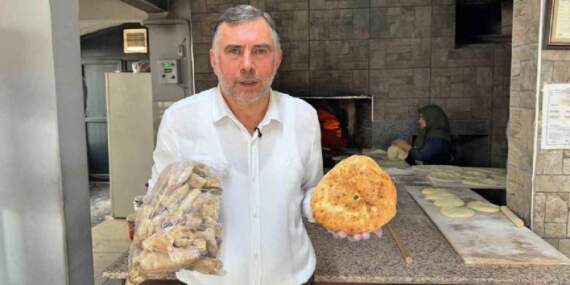 Köyünün doğal ekmeğini İstanbul’a taşıdı: 1 saat mayalandırıp, 6 dakikada pişiriyor