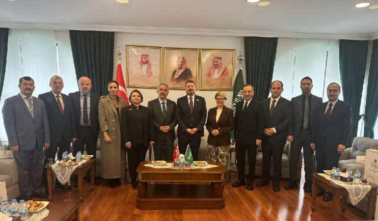 Türkiye Basın Federasyonu’ndan Suudi Arabistan Büyükelçiliği’ne ziyaret