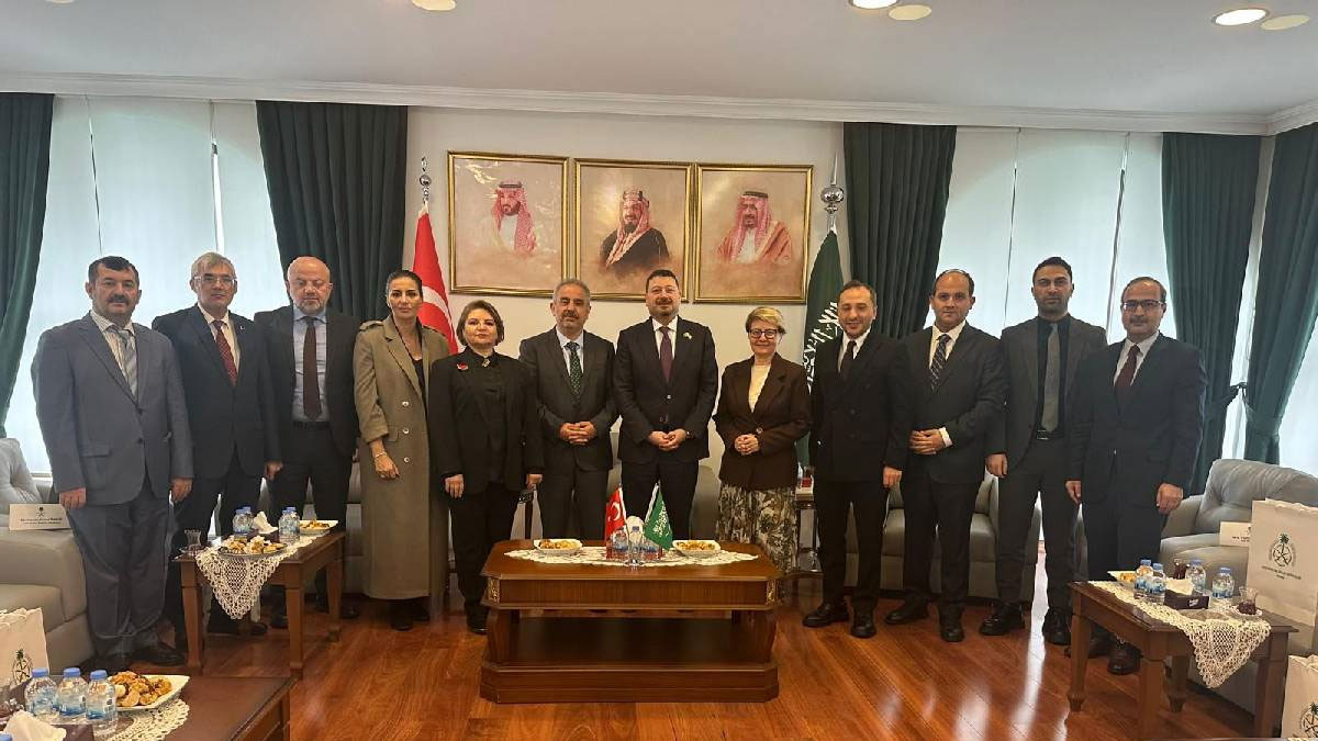 Türkiye Basın Federasyonu’ndan Suudi Arabistan Büyükelçiliği’ne ziyaret