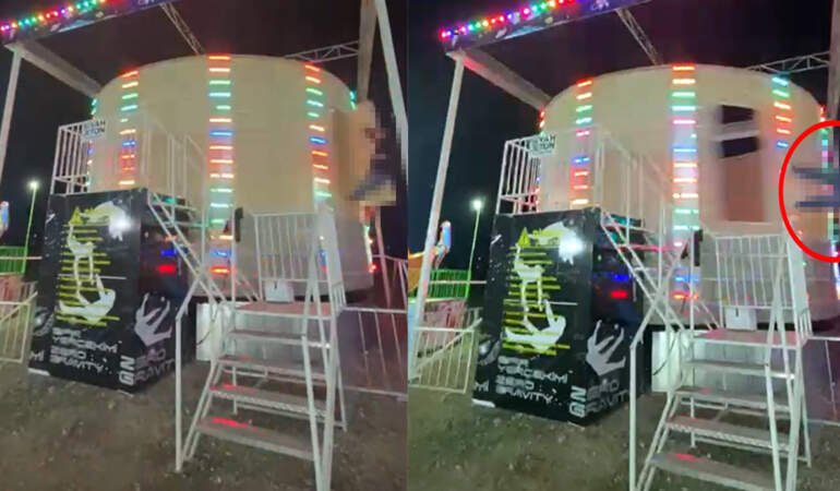 Edirne’deki lunapark faciası kamerada: 1 kişi hayatını kaybetmişti