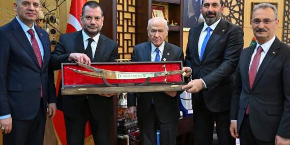 Trabzonspor Kulübü Başkanı Doğan’dan Bahçeli’ye ziyaret
