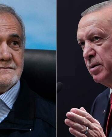 Erdoğan, Pezeşkiyan ile görüştü: Diyalog iklimi tesis edilmeli