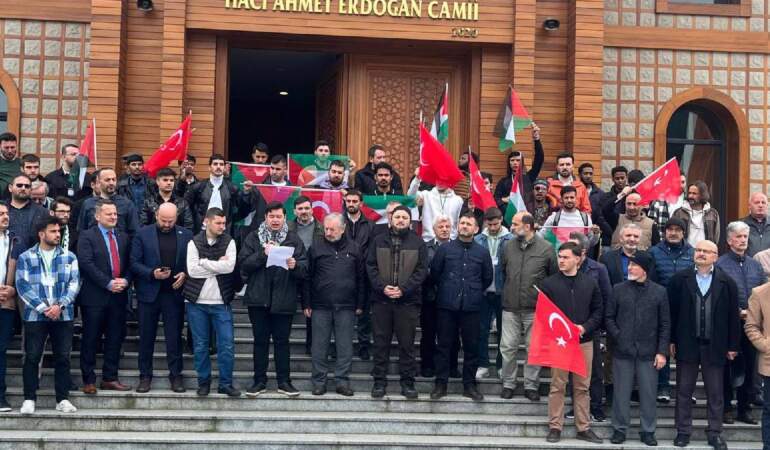 102 üniversitede İsrail’in saldırılarına karşı basın açıklaması