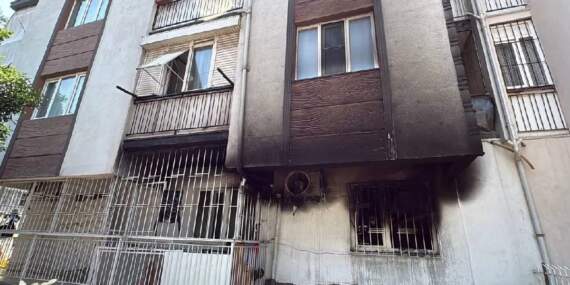Aydın’da apartmanda patlama sonrası yangın: Bir kişi öldü, bir kişi yaralandı