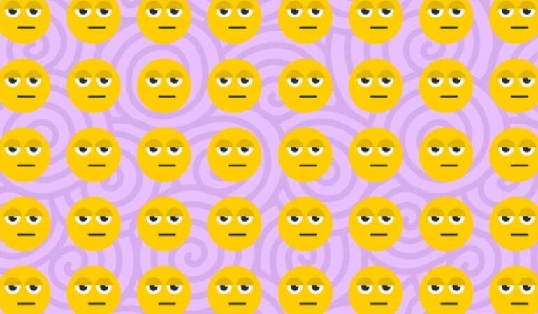 Usta gözler bile bulmakta zorlanıyor! 6 saniyede farklı emojiyi bulabilir misiniz?