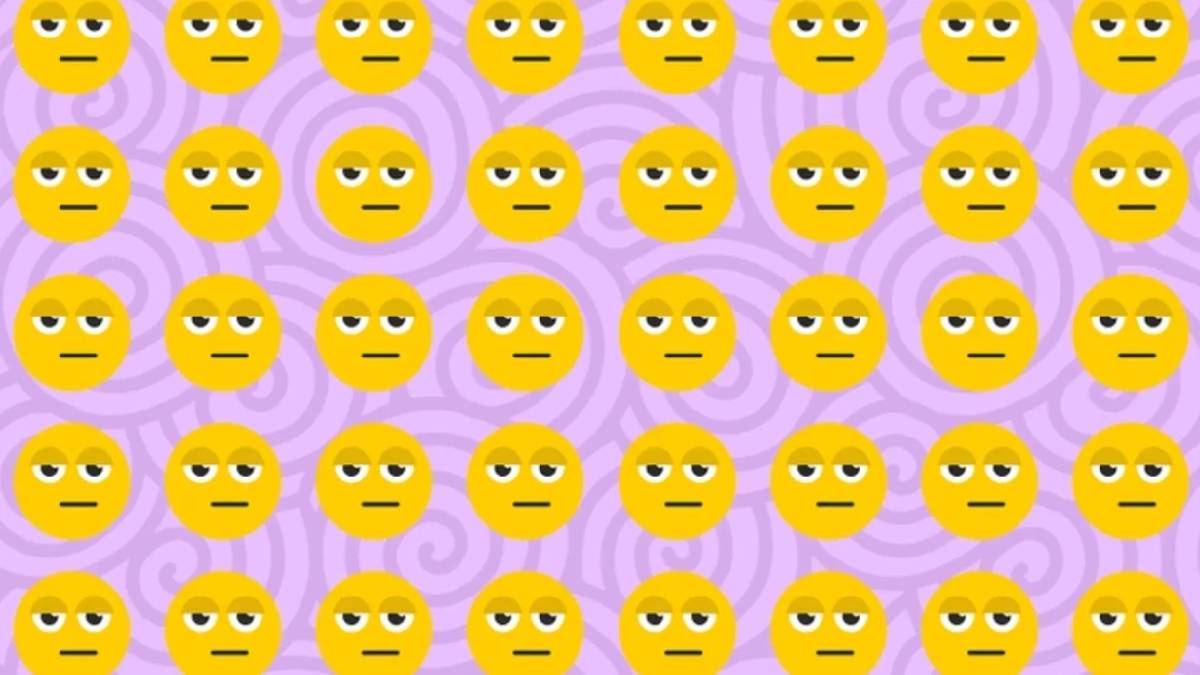 Usta gözler bile bulmakta zorlanıyor! 6 saniyede farklı emojiyi bulabilir misiniz?