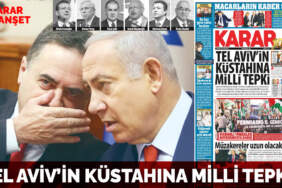 Tel Aviv’in küstahına milli tepki